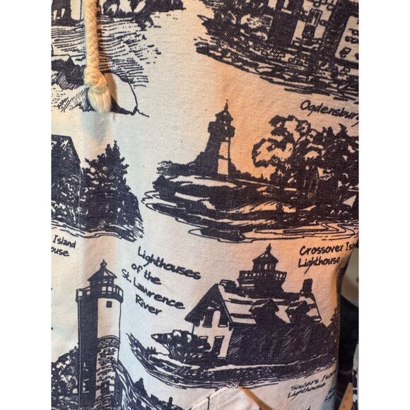 VTG Michigan Rag Co Lighthouse Hooded Jacket NWT – Men’s Medium / Unisex Coastal - Picture 15 of 16